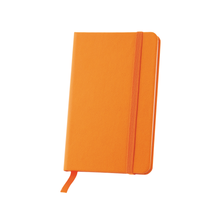 Notitieboekje A6 met elastiek en leeslint, 80 pagina`s sample