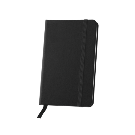 Notitieboekje A6 met elastiek en leeslint, 80 pagina`s sample