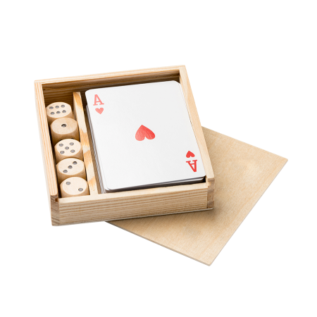 BRISCA set van 2 tafelspellen bedrukken