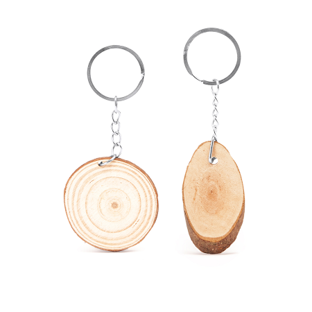 BUDAN sleutelhanger, rond bedrukken