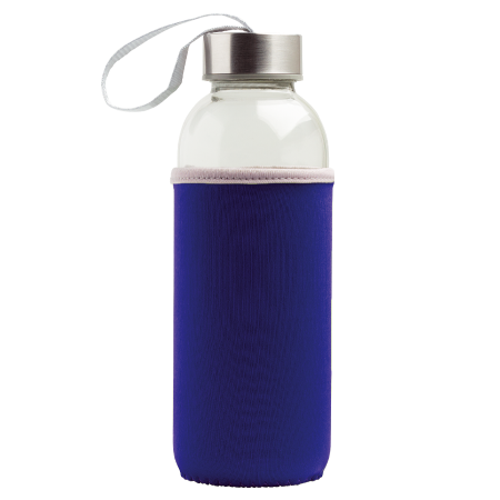 Glazen fles neopreen hoes sample