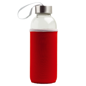 Glazen fles neopreen hoes lichtgroen 1 kleur 4495