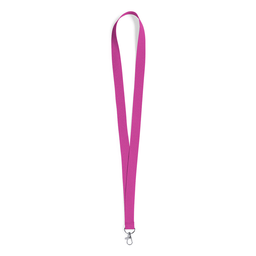 Sleutelkoord Nek roze 1 kleur
