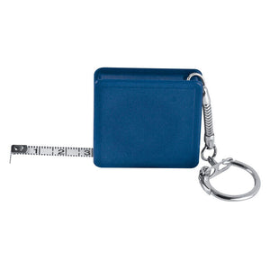 Meetlint met sleutelhanger &Auml;berdeen blauw onbedrukt 7784
