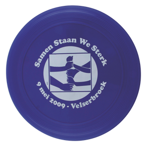 Frisbee 21 cm met ringen 72u donkergroen 1 kleur 4103