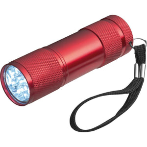 Aluminium zaklamp 9 LED 652