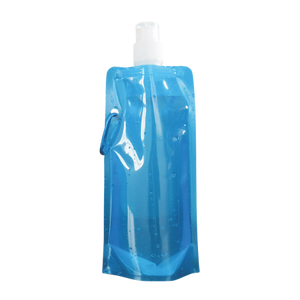 Waterzak met karabijn haak 500 ml leeg lichtblauw 1 kleur 13275