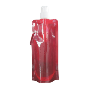 Waterzak met karabijn haak 500 ml leeg donkergroen onbedrukt 13274
