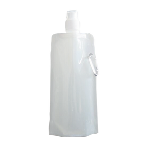 Waterzak met karabijn haak 500 ml leeg oranje 1 kleur 13277