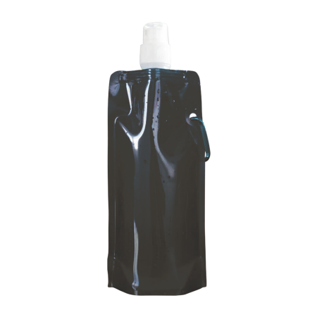 Waterzak met karabijn haak 500 ml leeg oranje onbedrukt 13278