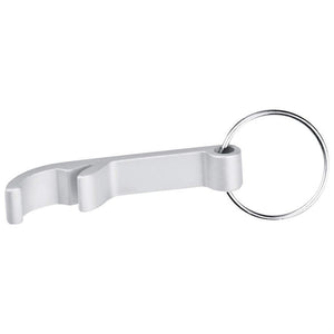 Metalen flesopener Worcester blauw onbedrukt 7881