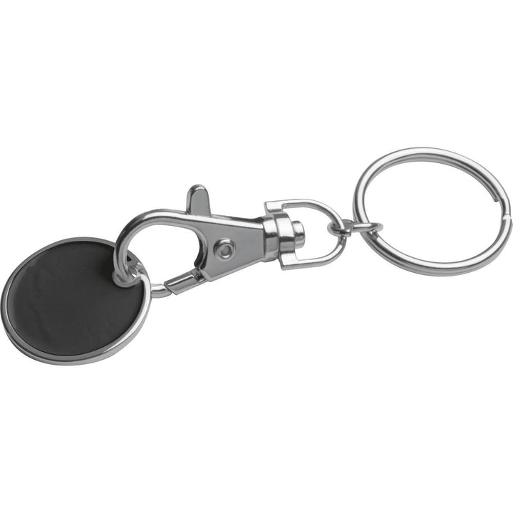 Sleutelhanger met muntje met logo