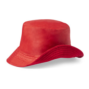 Omkeerbare hoed Nesy rood 1 kleur