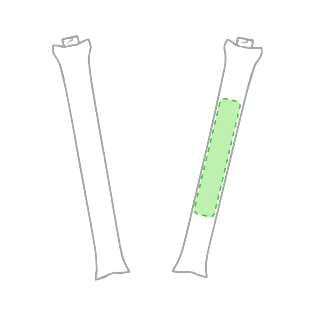 Aanmoedigingsstokken groen 1 kleur