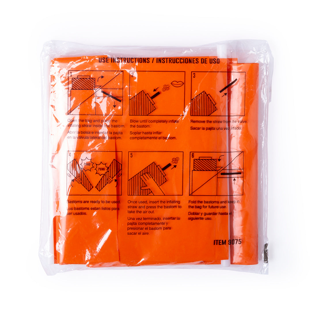 Aanmoedigingsstokken rood 1 kleur