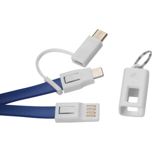 3 in 1 oplaadkabel wit 1 kleur 92