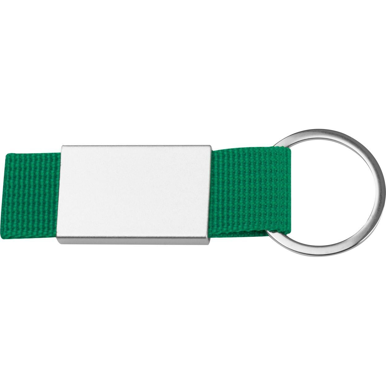 Sleutelhanger van stof en metaal 11561
