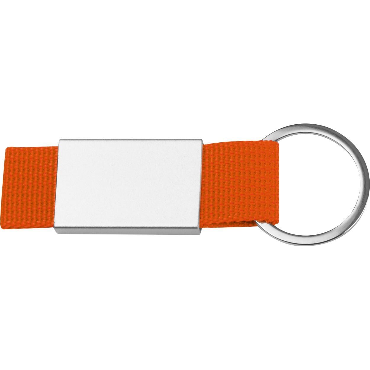 Sleutelhanger van stof en metaal 11564
