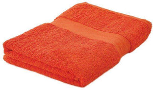 Badhanddoek 140x70 cm rood 1 kleur tr 944