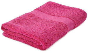 Badhanddoek 140x70 cm rood onbedrukt 949