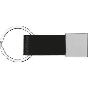 Sleutelhanger met kunstlederen bandje rood Graveren 11443