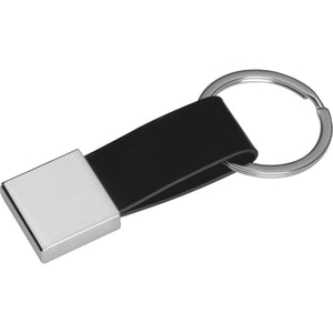 Sleutelhanger met kunstlederen bandje bedrukken