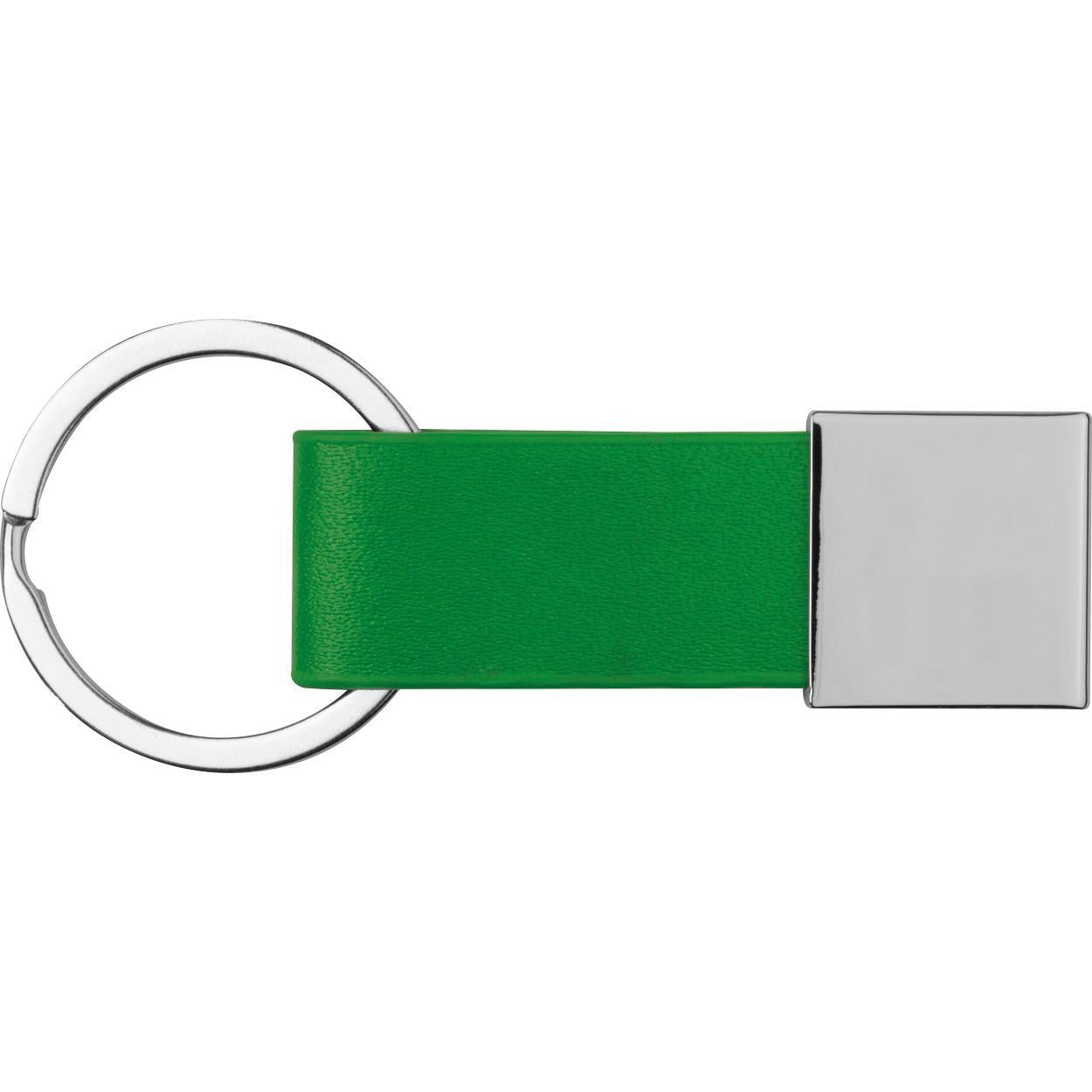 Sleutelhanger met kunstlederen bandje 11440