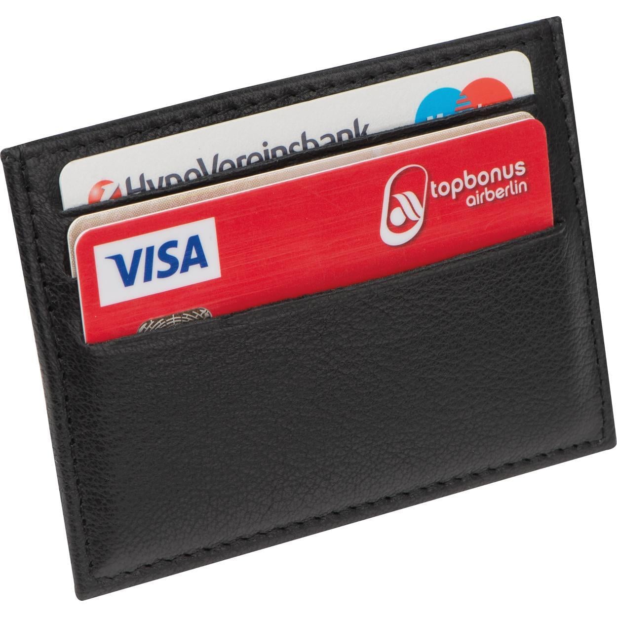 RFID kaarthouder van echt leder sample