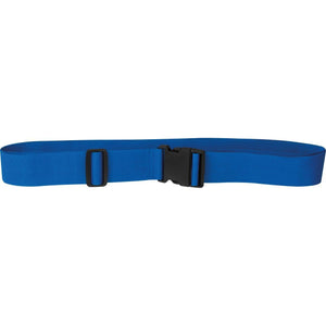 Verstelbare kofferband van polyester wit 1 kleur 12918