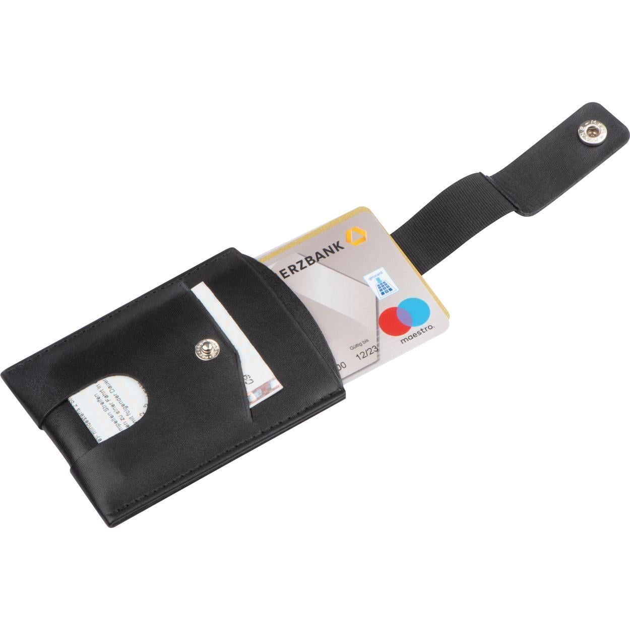 RFID lederen kaarthouder sample