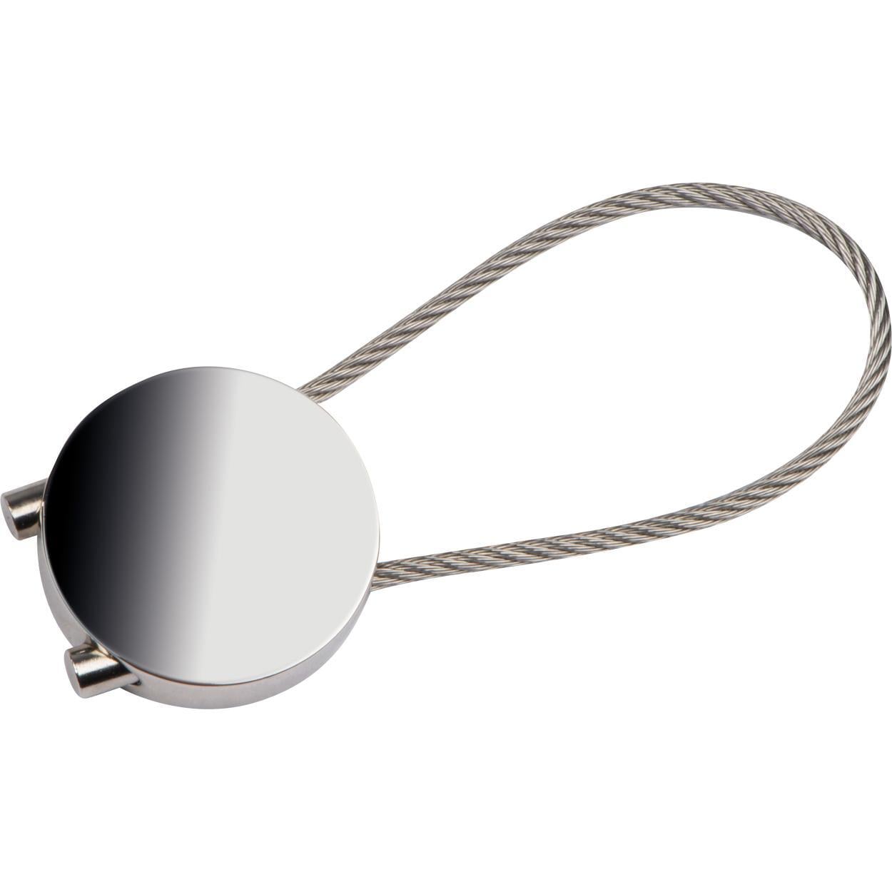 Ronde metalen sleutelhanger bedrukken