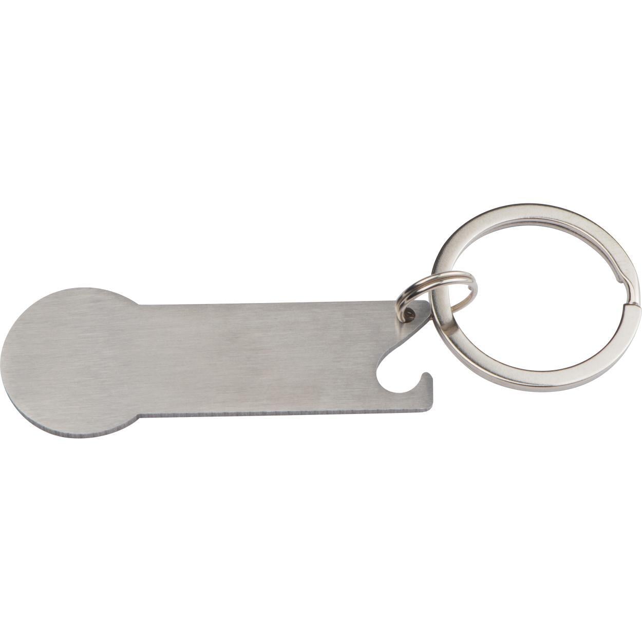 Sleutelhanger winkelwagenmuntje sample
