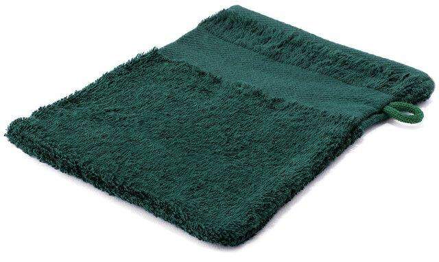 Washand 21 x 16 cm donkergrijs 1 kleur tr 13227