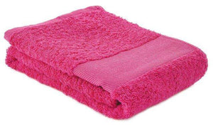 Fitnesshanddoek rood onbedrukt 3772