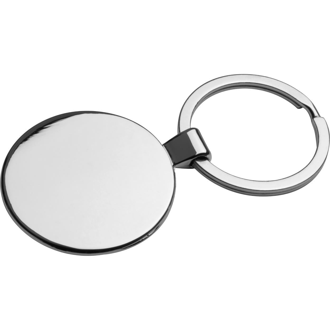 Metalen sleutelhanger, rond sample
