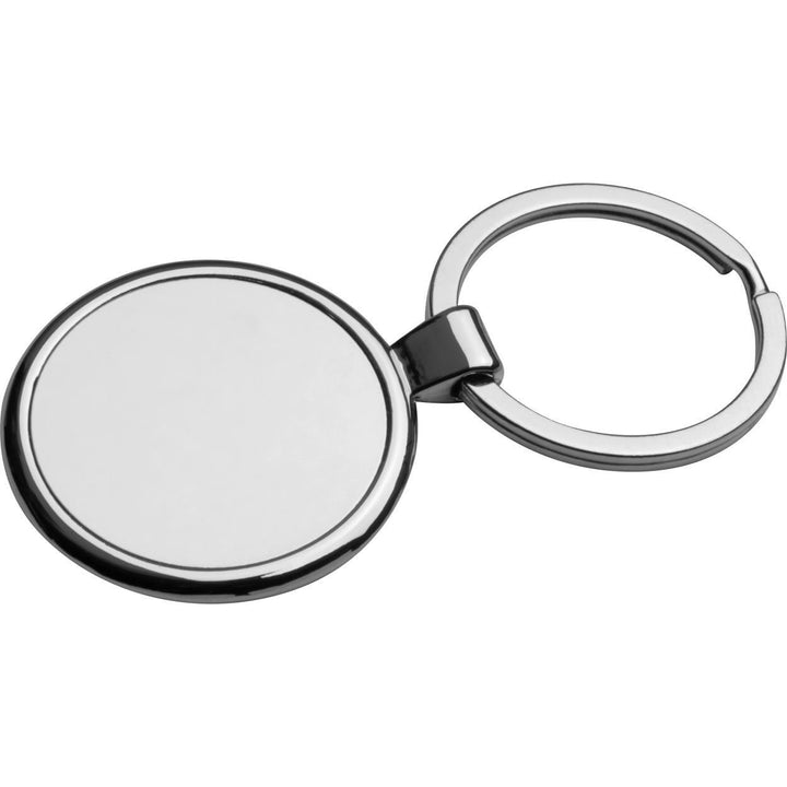 Metalen sleutelhanger, rond sample