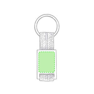 Sleutelhanger Yip blauw 1 kleur