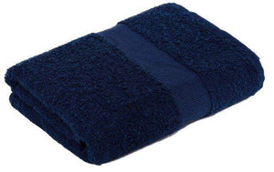 Handdoek budget 100x50 rood Borduren 4923