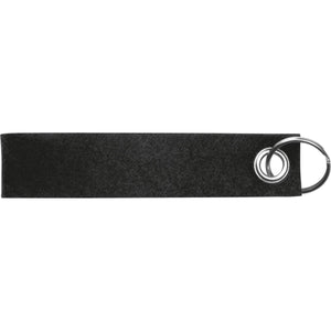 Sleutelhanger van RPET-vilt blauw 1 kleur 11555