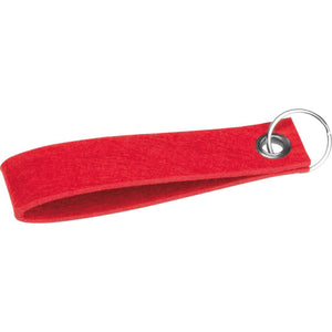 Sleutelhanger van RPET-vilt donkergroen 1 kleur 11556