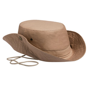 Hoed safari khaki onbedrukt