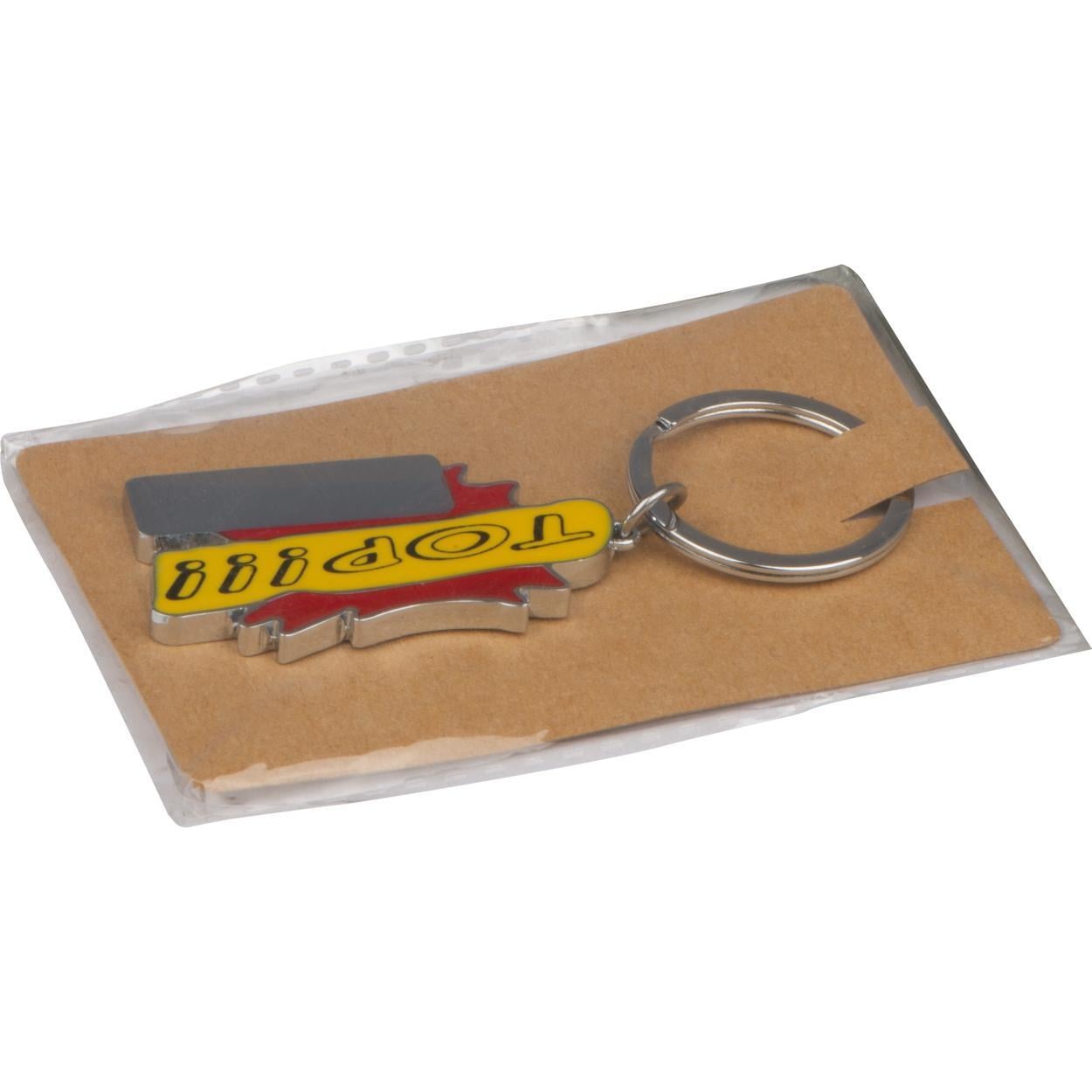 Sleutelhanger "Top" groen Graveren 11297