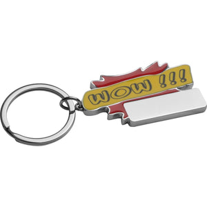 Sleutelhanger "Wow" bedrukken