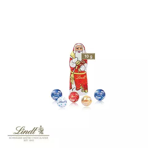 Cadeau kerstboom Lindt Minis en de Kerstman sample