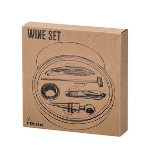Wijnset Baco beige Graveren