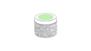 Aromakaars Shiva beige onbedrukt
