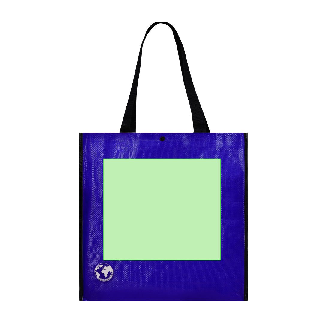 Tas recyclen groen 1 kleur
