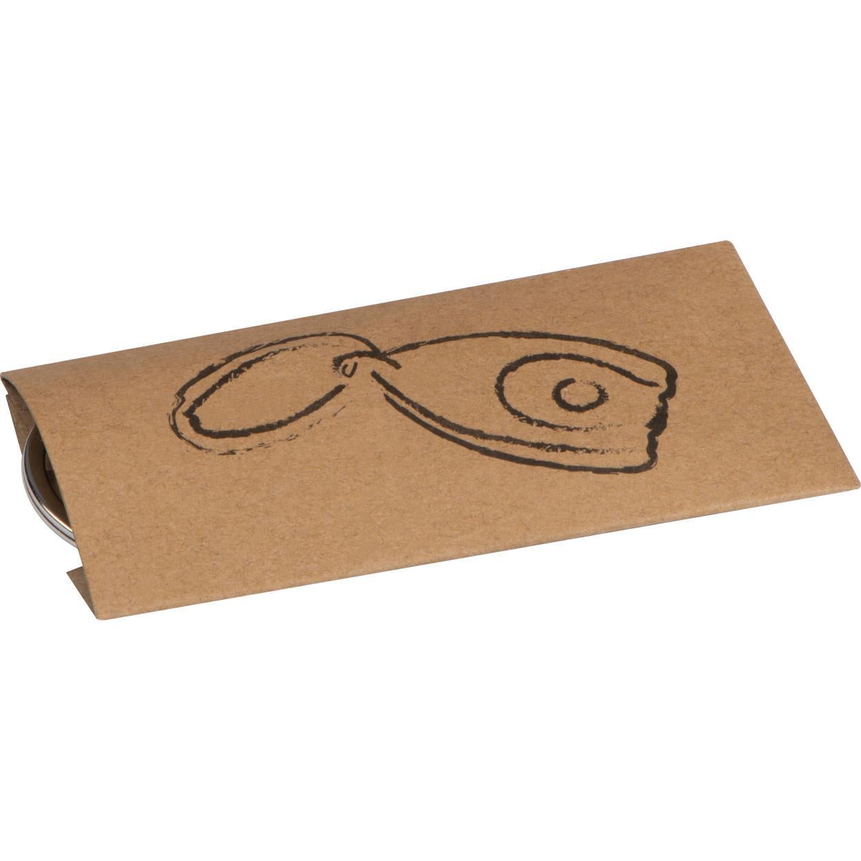 Sleutelhanger met een winkelwagenchip sample