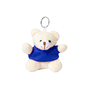Sleutelhanger Teddy Tedchain geel onbedrukt
