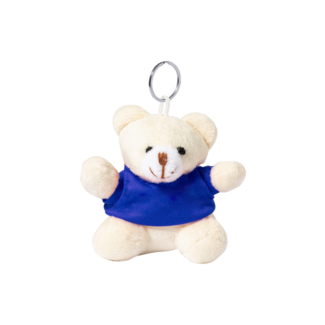 Sleutelhanger Teddy Tedchain geel onbedrukt